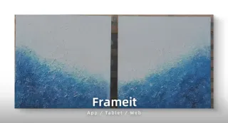 Cuadro acrílico texturizado 40x40