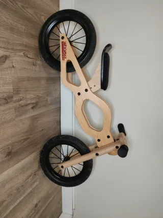 Bicicleta madera niños Woomax