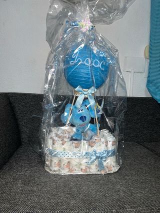 Tarta de pañales para bebé