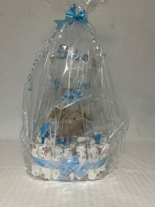 Tarta de pañales para bebé