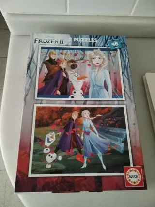 2 Puzzles Frozen II 48 piezas Educa