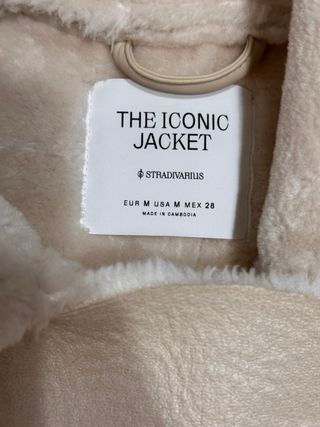 Cazadora Biker Stradivarius Talla M