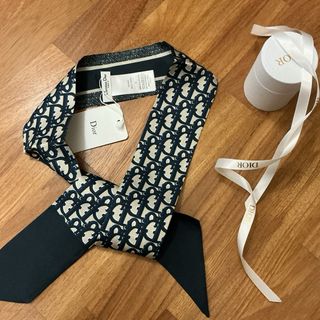 Foulard Dior in seta nero