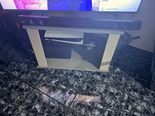 Mueble TV cristal y madera