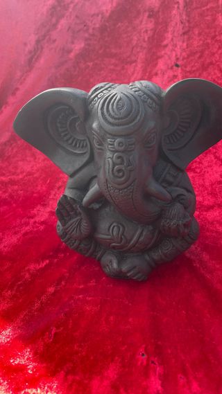 Elefante de la suerte negro Altura13,50, ancho16,5