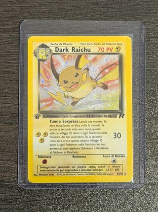 Dark Raichu 1st edition ITA