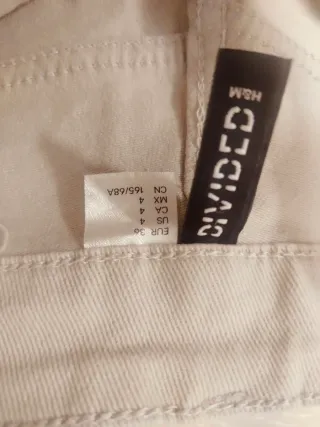 Pantalones campana beige