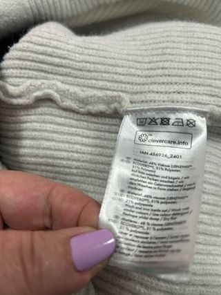 Jersey Esmara Negro y Blanco Talla L