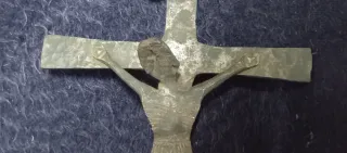 Cristo de hierro forjado siglo XX