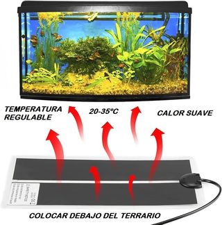 manta termica calefactor alfombrilla reptiles
