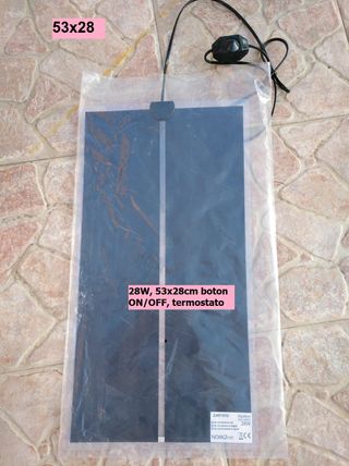 manta termica calefactor alfombrilla reptiles