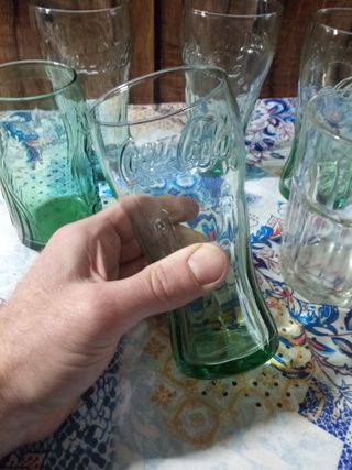 Set 6 Bicchieri Coca-Cola Vetro da Collezione