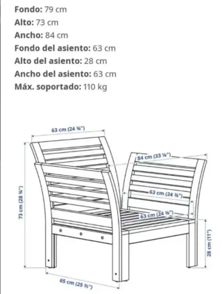 Sillón Ikea Applaro. ÚLTIMAS UNIDADES!