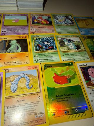 Carte Pokémon con vintage