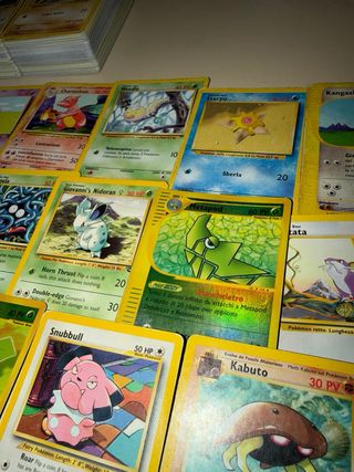 Carte Pokémon con vintage