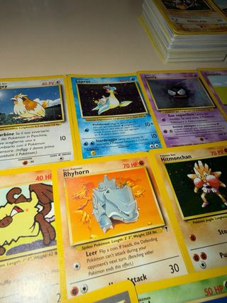 Carte Pokémon con vintage