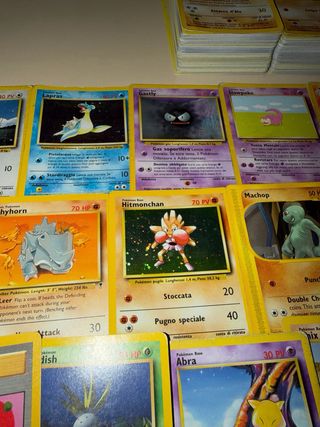 Carte Pokémon con vintage