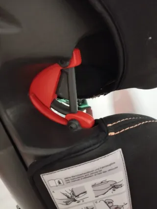 Silla de coche negra