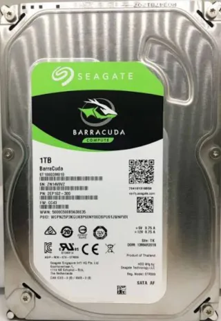 Disco Duro Seagate BarraCuda 1TB