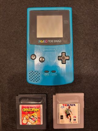 Consola Game Boy Color Azul 2 juegos