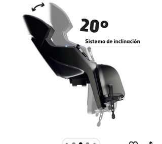 Silla de bici trasera para niños Evolve Maxi