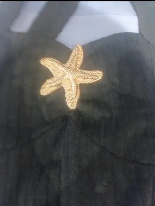 Vestido negro verano con estrella