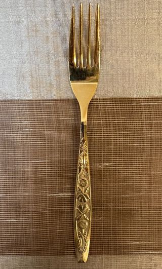 Cubertería Vintage Dorada