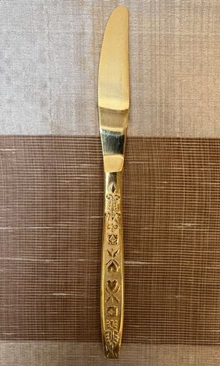 Cubertería Vintage Dorada