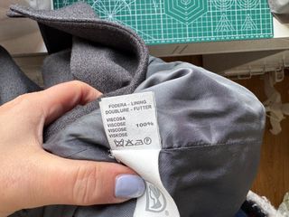 Giacca 3/4 elegante grigia