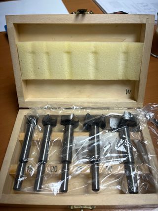 Juego Brocas Forstner Madera de la 15 a la 35