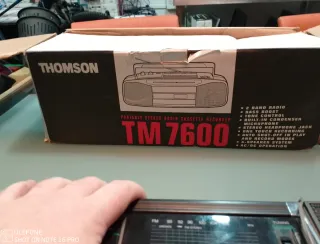 Radio Thomson Doble Cassette Vintage