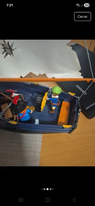 Barco corsario Playmobil completo con extras