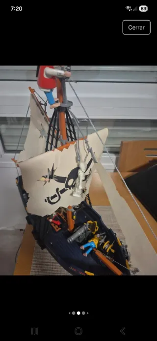 Barco corsario Playmobil completo con extras