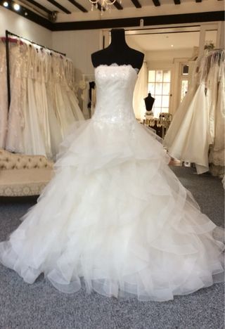 Vestido Novia Pronovias Leante Blanco