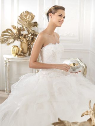 Vestido Novia Pronovias Leante Blanco