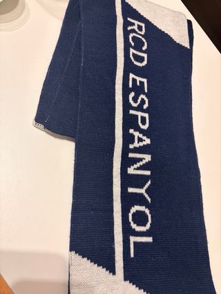 Bufanda RCD Espanyol Azul y blanco