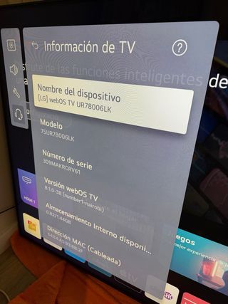 LG TV 75 pulgadas