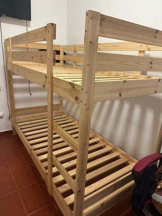 Cama litera madera Ikea