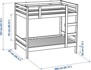 Cama litera madera Ikea
