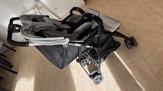 Carro gemelar Chicco gris