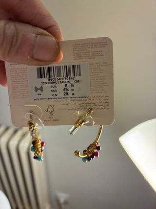 Pendientes aro Parfois sin estrenar