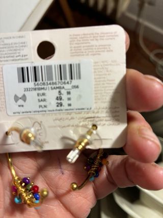 Pendientes aro Parfois sin estrenar