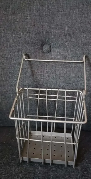 Conjunto 2 cestas organizadoras cocina metal