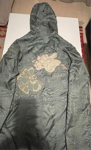 Chubasquero Firetrap verde bordado