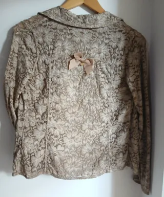 Giacchettino bambina pizzo