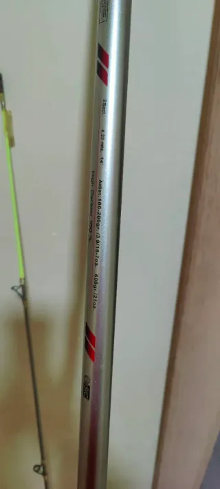 Caña de pescar Surf gx 420 de carbono