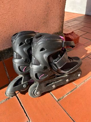 Patines en línea con bolsa de transporte
