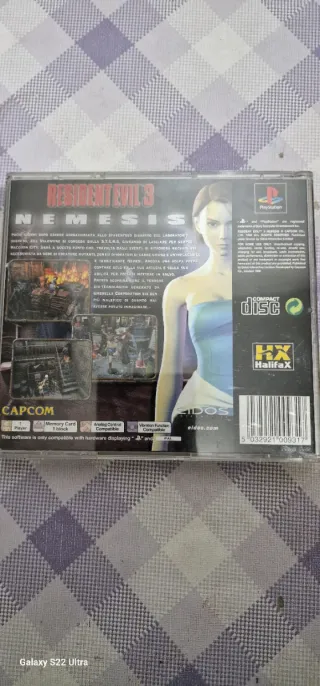 Resident Evil 3 Nemesis PlayStation PAL