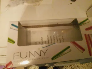 Piastra per capelli Funny unisex nuova