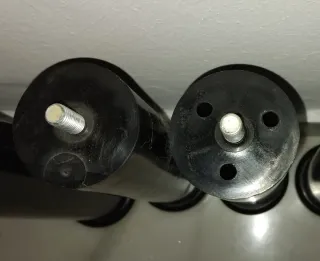 6 Patas Tapiflex Negras